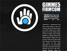 Tablet Screenshot of gimme5firm.com